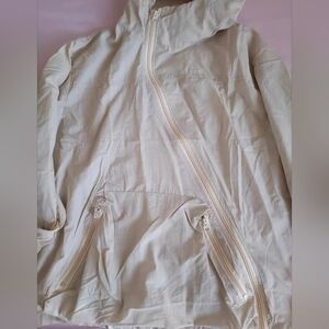 Cream Zip-Up Jacket